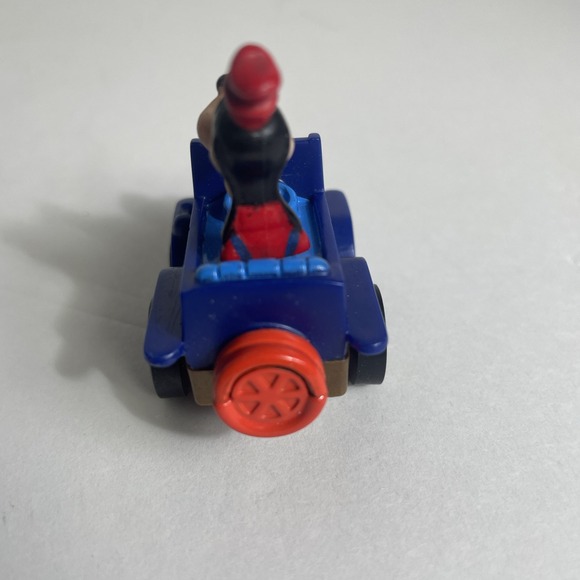 Vintage Disney Goofy Pull Back Car 1988 Blue McDonald's Collectible Toy Works - Picture 6 of 9